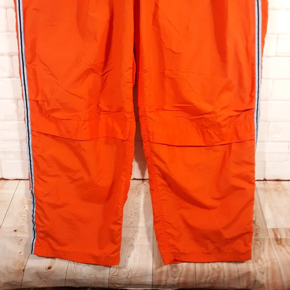 Vintage Abercrombie & Fitch Gym Issue 092 Pants Mens XL Orange Baggy Mesh Lined